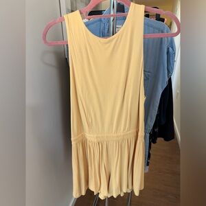 H&M Soft Peach/Tan Sleeveless Romper